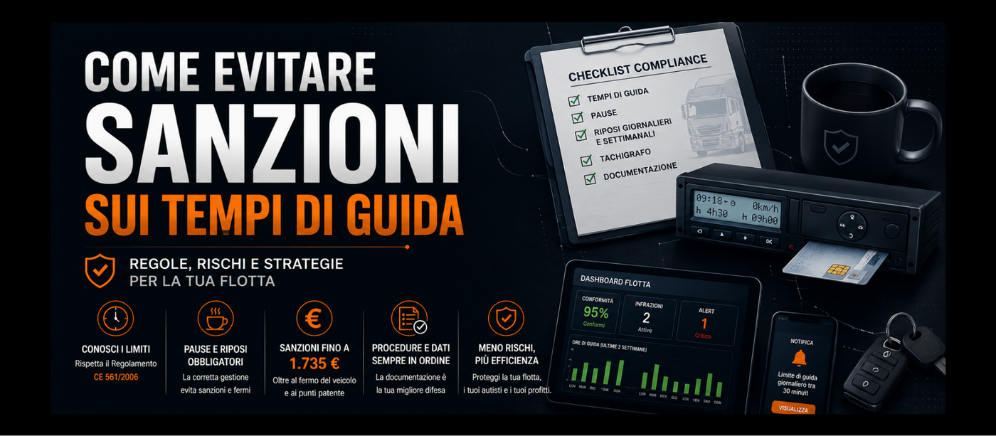Come evitare sanzioni sui tempi di guida: guida pratica