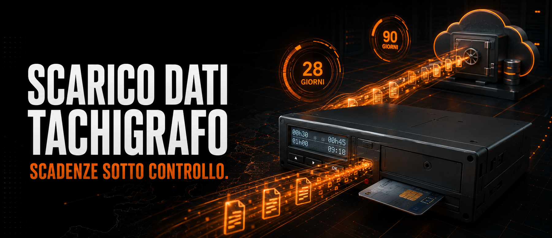 Come si esegue lo scarico dati del Tachigrafo